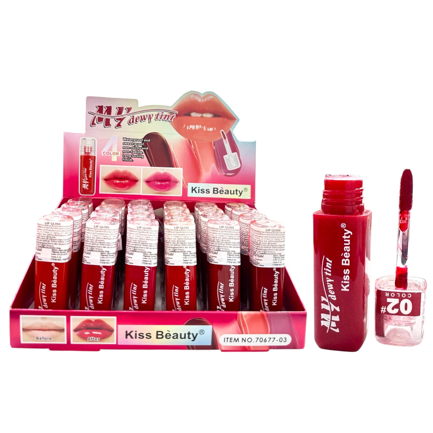 TINTA DE LABIOS MY DEWY TINT KISS BEAUTY
