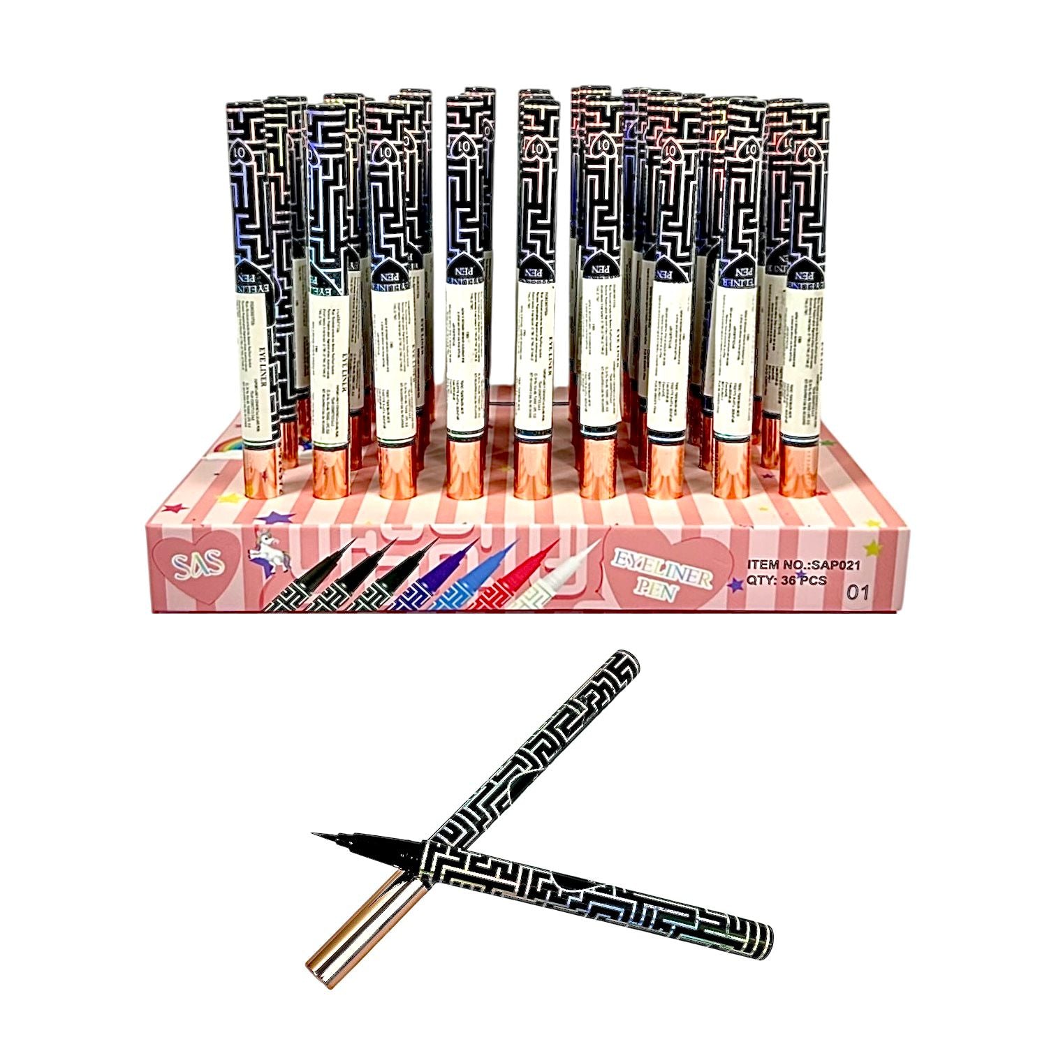 DELINEADOR EN PLUMON LABERINTO EYELINER PEN SAS