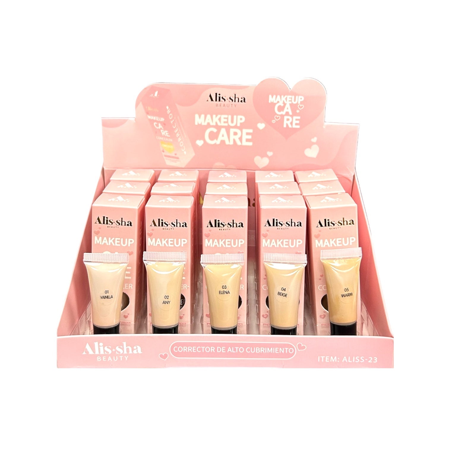 CORRECTOR LIQUIDO CON ACIDO HIALURONICO+CAFEINA 7ML ALISSHA