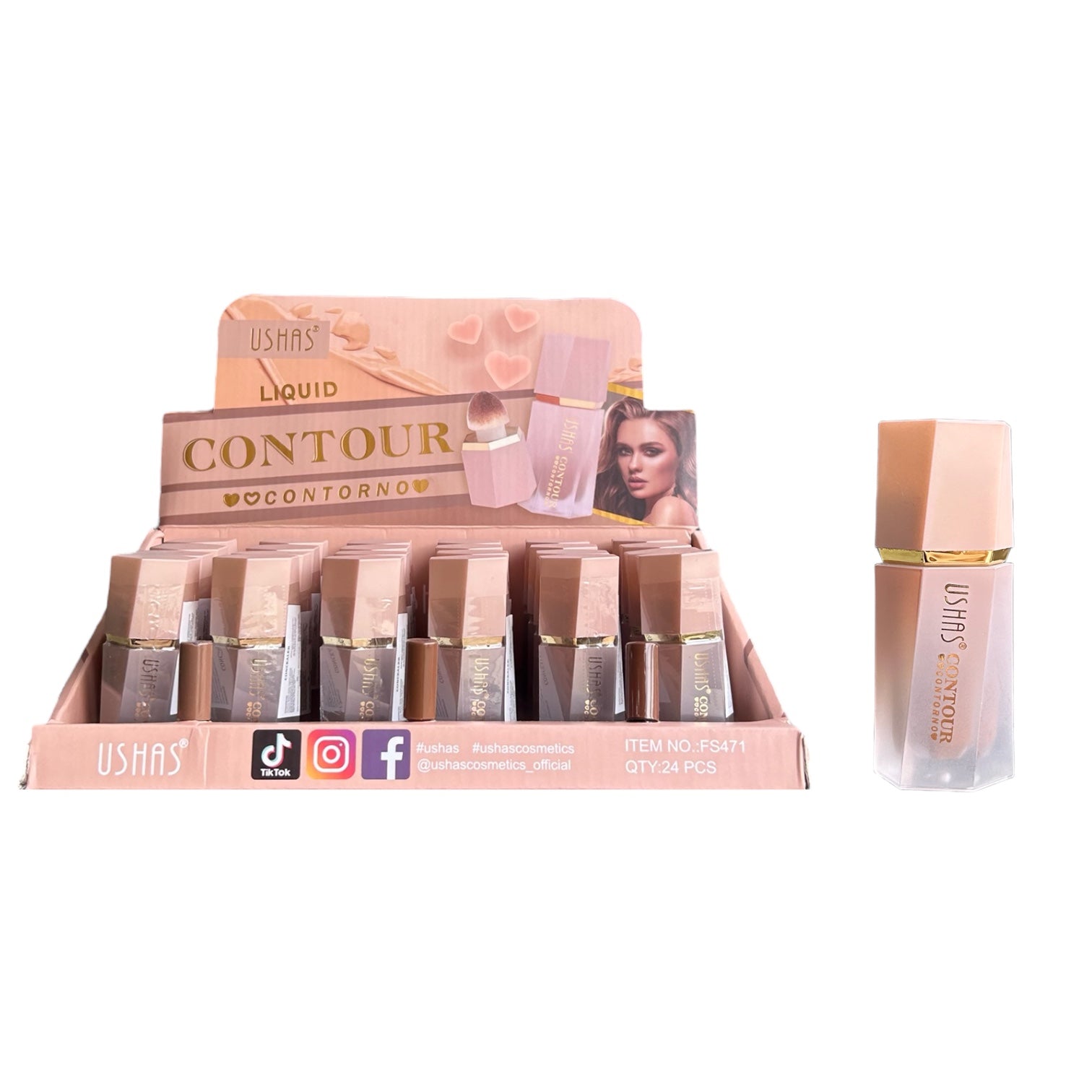 CONTORNO LIQUIDO CON APLICADOR USHAS