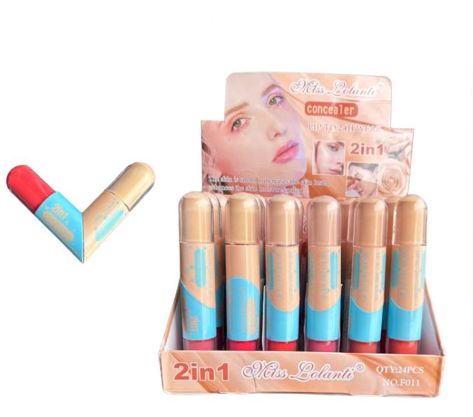 DUO CORRECTOR LIQUIDO Y LABIAL MATE GIRATORIO MISS LOLANTI