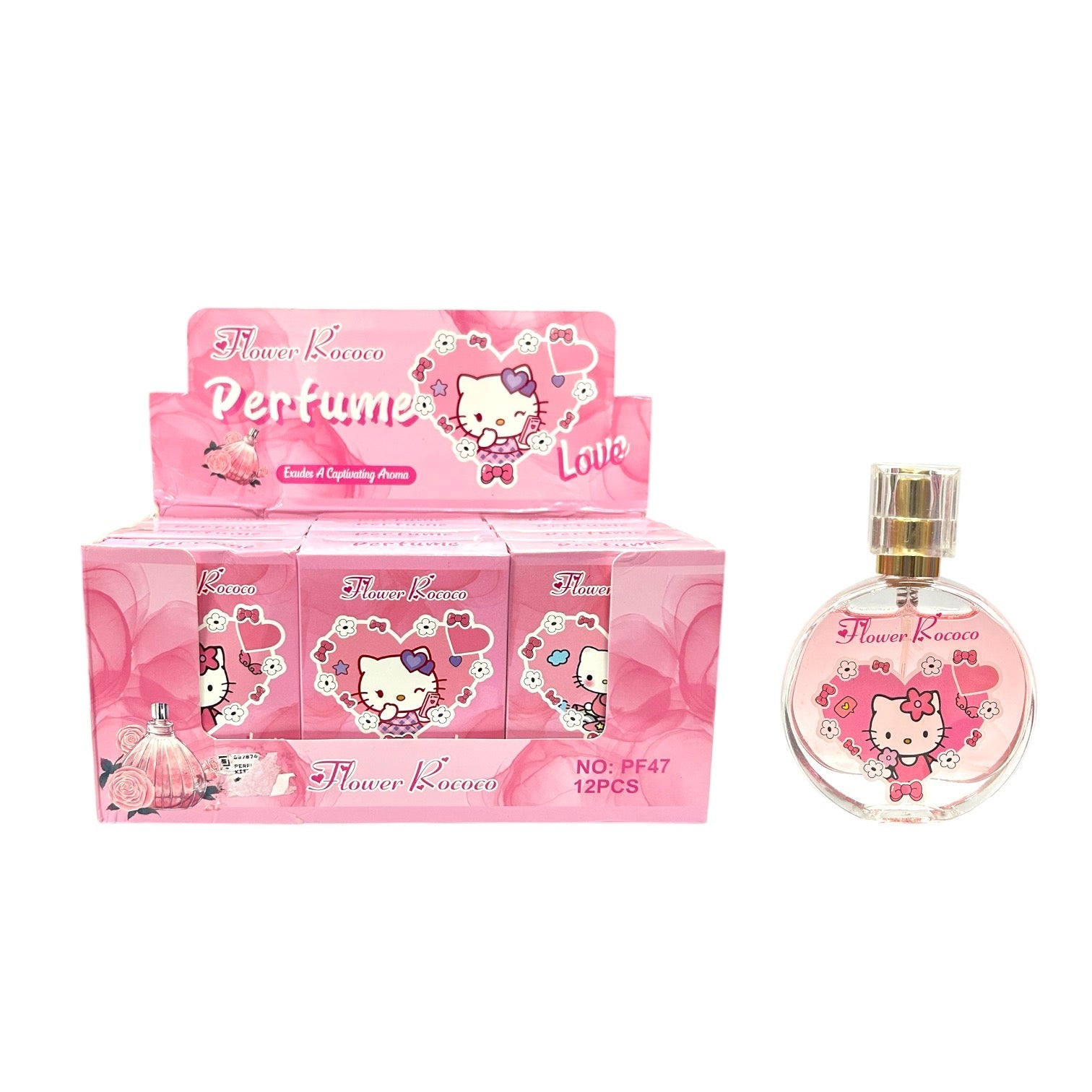 PERFUME HELLO KITTY KUROMI LOVE FLORES FLOWER ROCOCO