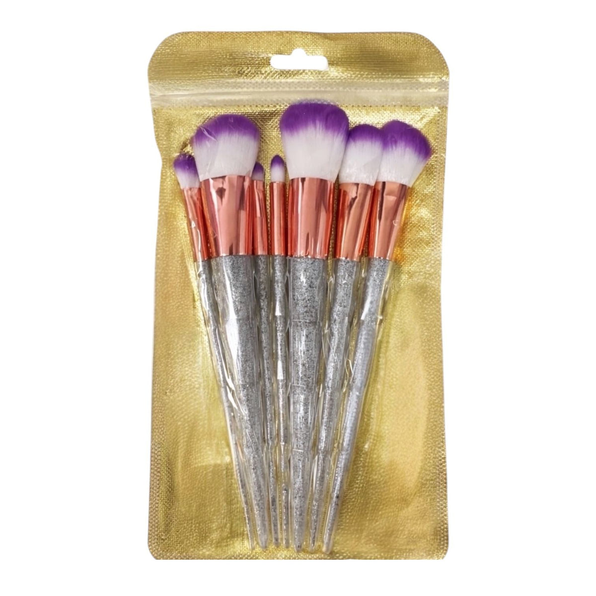 SET X7 BROCHAS DIAMANTE ESCARCHADA