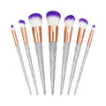 SET X7 BROCHAS DIAMANTE ESCARCHADA