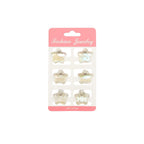 SET MINI GANCHITOS PEQUE X6 CARTON CONEJO MOÑO