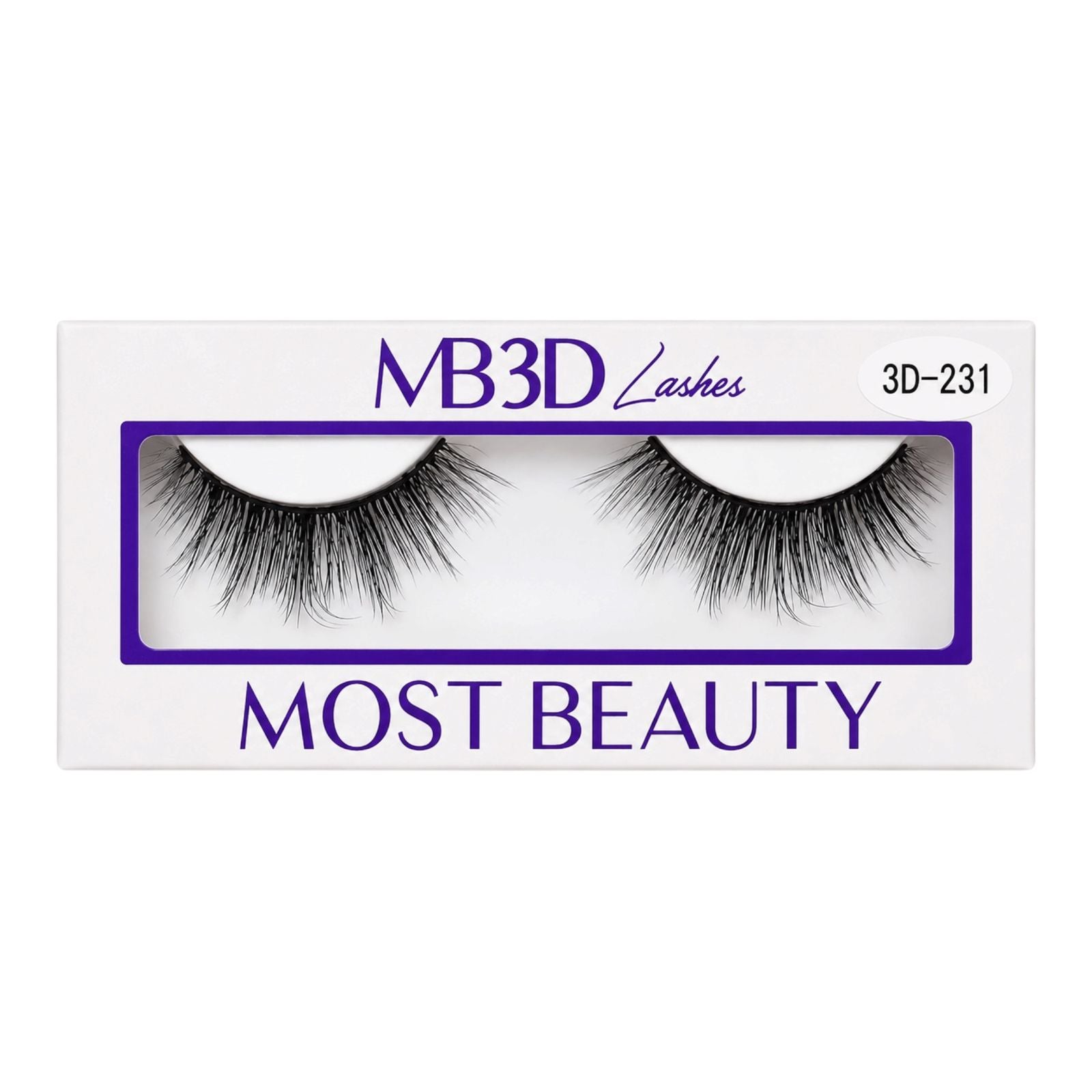 PESTAÑAS ENTERAS MB3D REF 3D-231 MOST BEAUTY