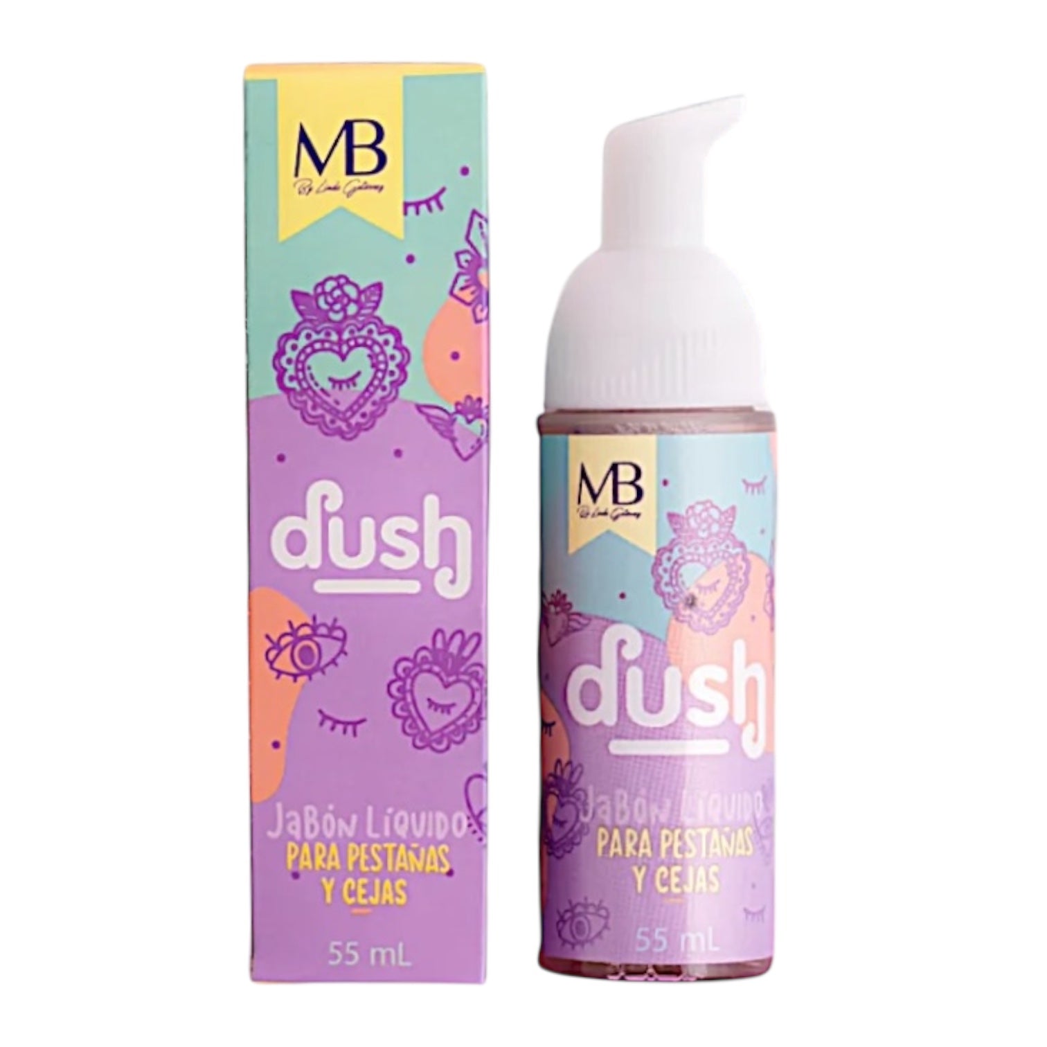 JABON LIQUIDO PARA PESTAÑAS Y CEJAS 55ML DUSH MOST BEAUTY