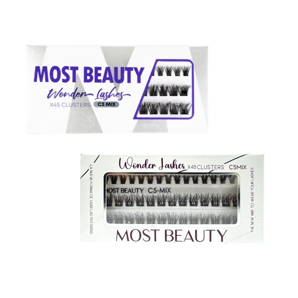 PESTAÑAS PUNTOAPUNTO VOLUMEN RUSO WONDER LASHES MOST BEAUTY