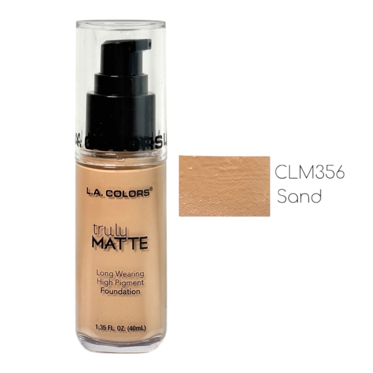 BASE LIQUIDA SAND CLM356 TRULY MATTE LA COLORS