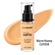 BASE LIQUIDA WARM HONEY CLM358 TRULY MATTE LA COLORS