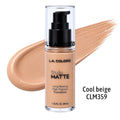 BASE LIQUIDA COOL BEIGE CLM359 TRULY MATTE LA COLORS