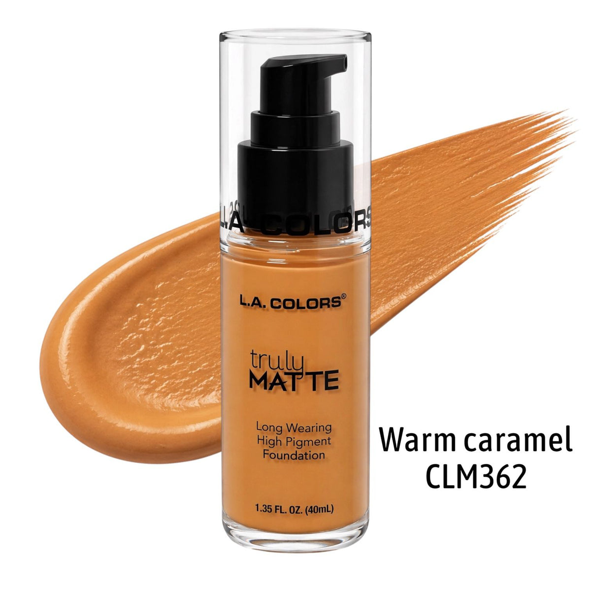 BASE LIQUIDA WARM CARAMEL CLM362 TRULY MATTE LA COLORS