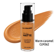 BASE LIQUIDA WARM CARAMEL CLM362 TRULY MATTE LA COLORS