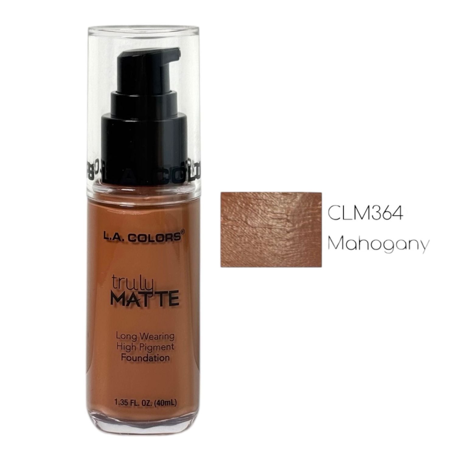 BASE LIQUIDA MAHOGANY CLM364 TRULY MATTE LA COLORS