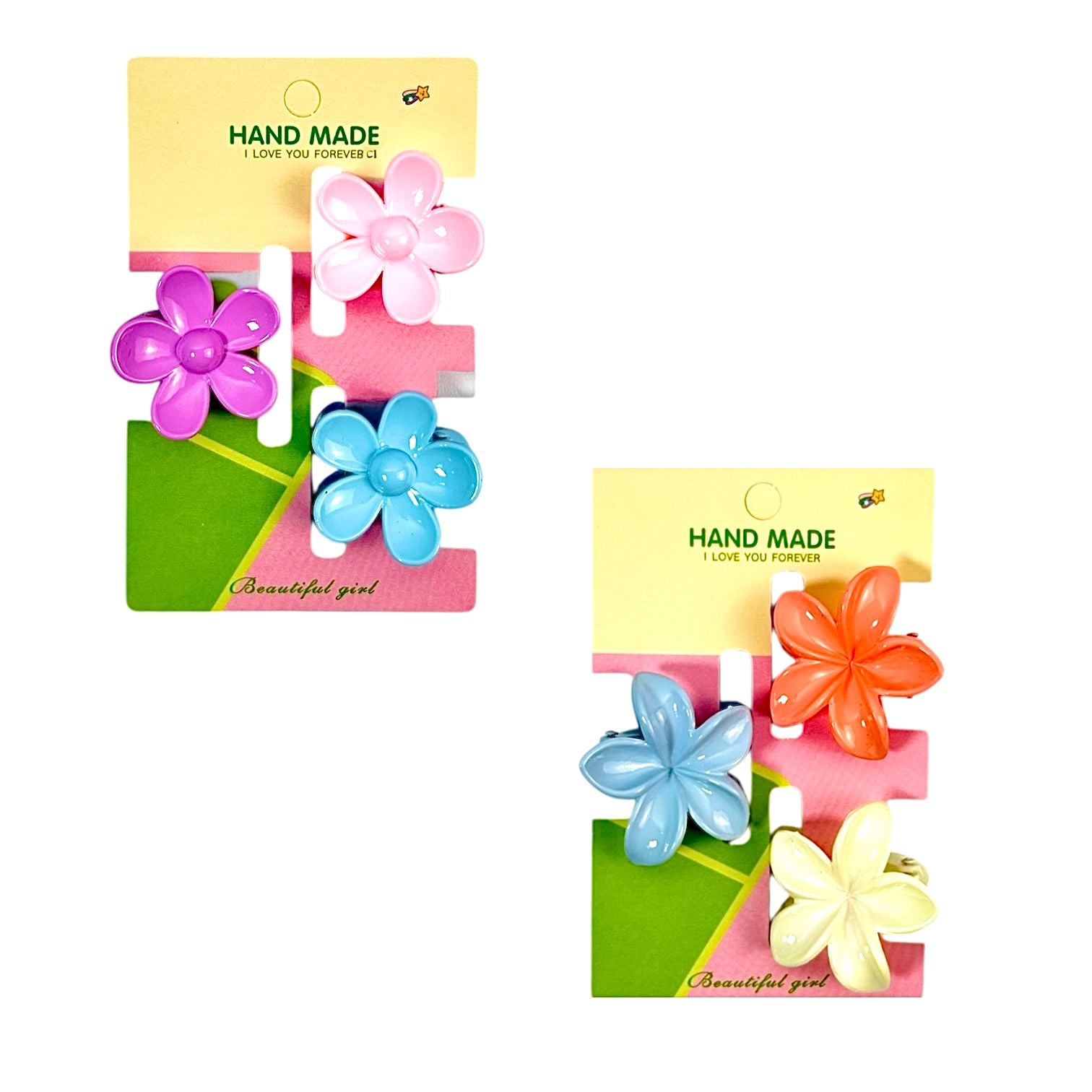 SET X3 CAIMAN MARIPOSAS / FLORES SURTIDAS FASHION JEWELRY / ACCESSORIES