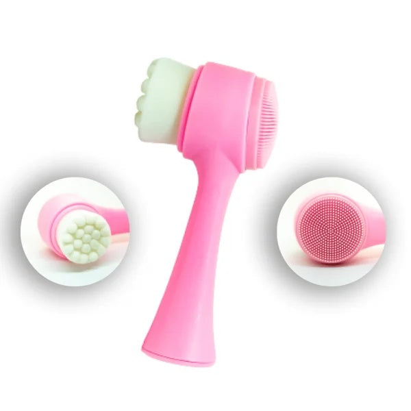 CEPILLO FACIAL DOBLE MANGO LYRIA