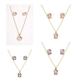 SET ARETES Y COLLAR NIÑAS