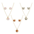 SET ARETES Y COLLAR NIÑAS