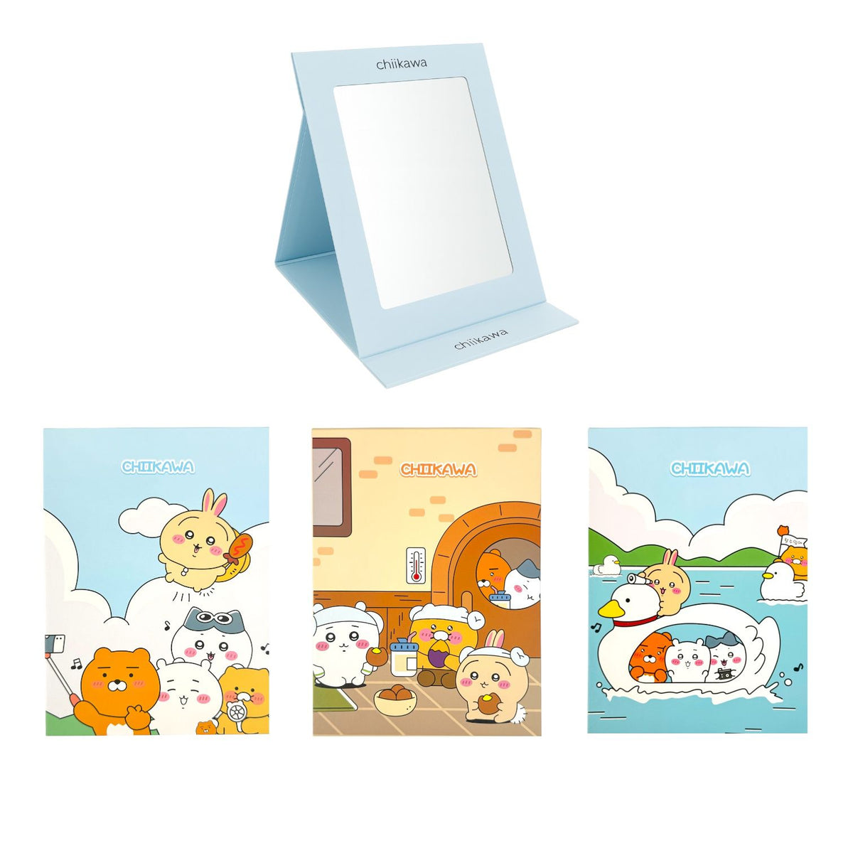 ESPEJO BASE ESTAMPADO GRANDE 19.5*26CM