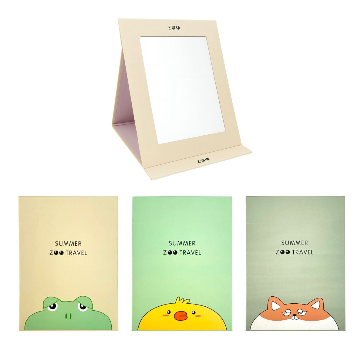 ESPEJO BASE ESTAMPADO GRANDE 19.5*26CM