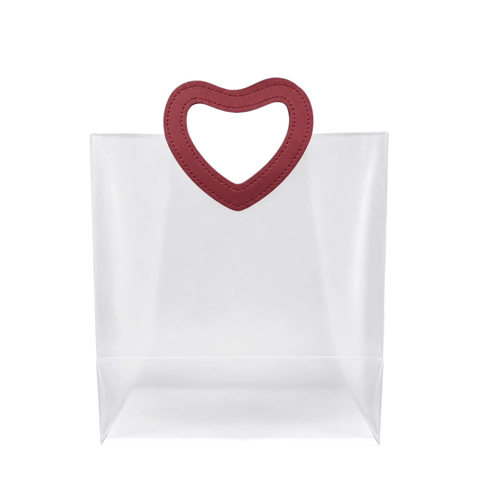 BOLSA DE REGALO GRANDE AGARRADERA CORAZON 28X24X12.5CM