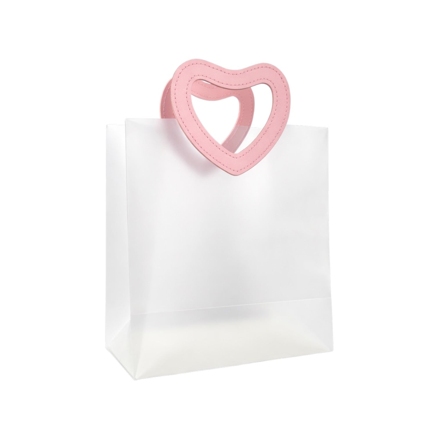 BOLSA DE REGALO PEQUE AGARRADERA CORAZON 16X18.5X8CM