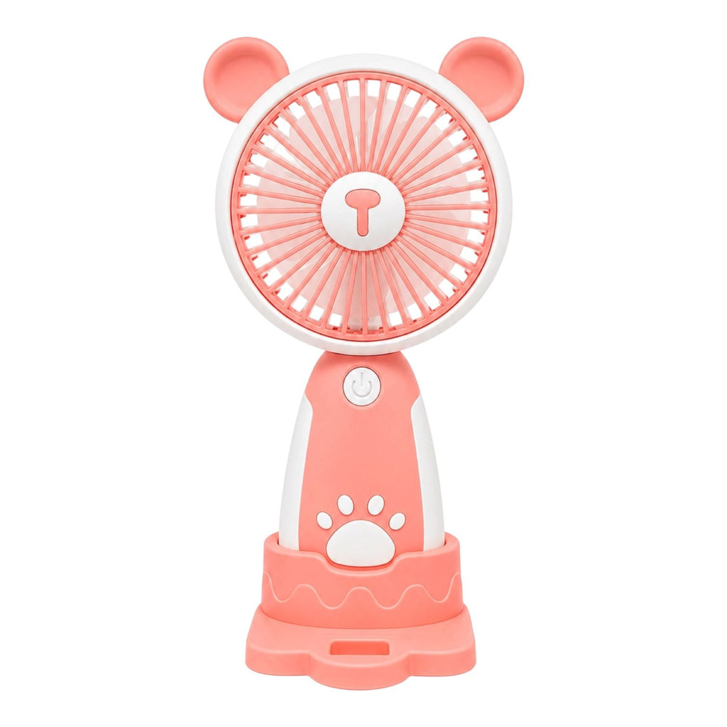 VENTILADOR OREJITAS OSITO HUELLITA HANDHELD FAN