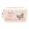 COSMETIQUERA LENTEJUELAS FLORECITAS MARIPOSA LOVELY CUTE WEOW