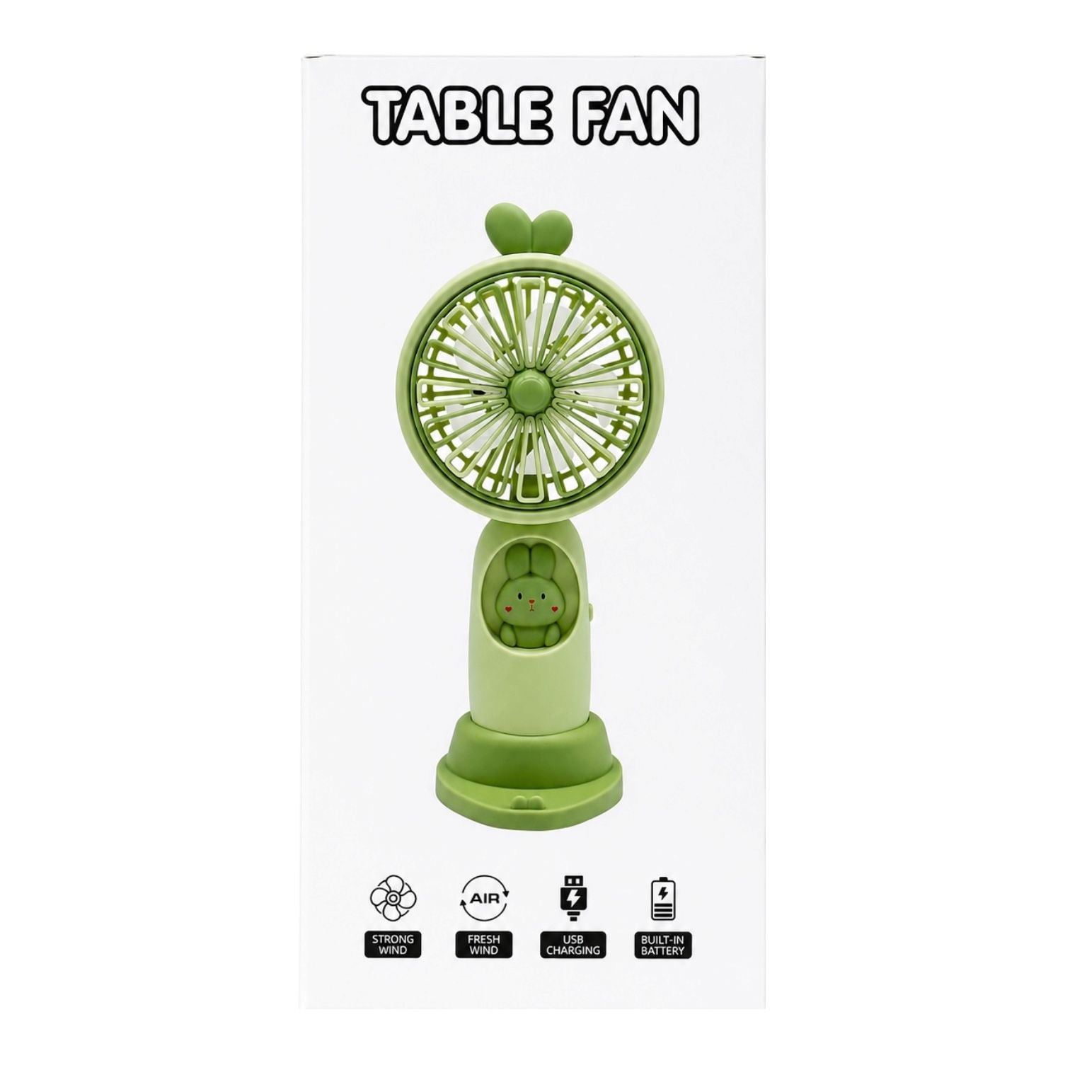VENTILADOR GRANDE CONEJITO OREJITAS TABLE FAN