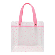 BOLSA DE REGALO CORAZONCITOS AGARRADERA ROSADA