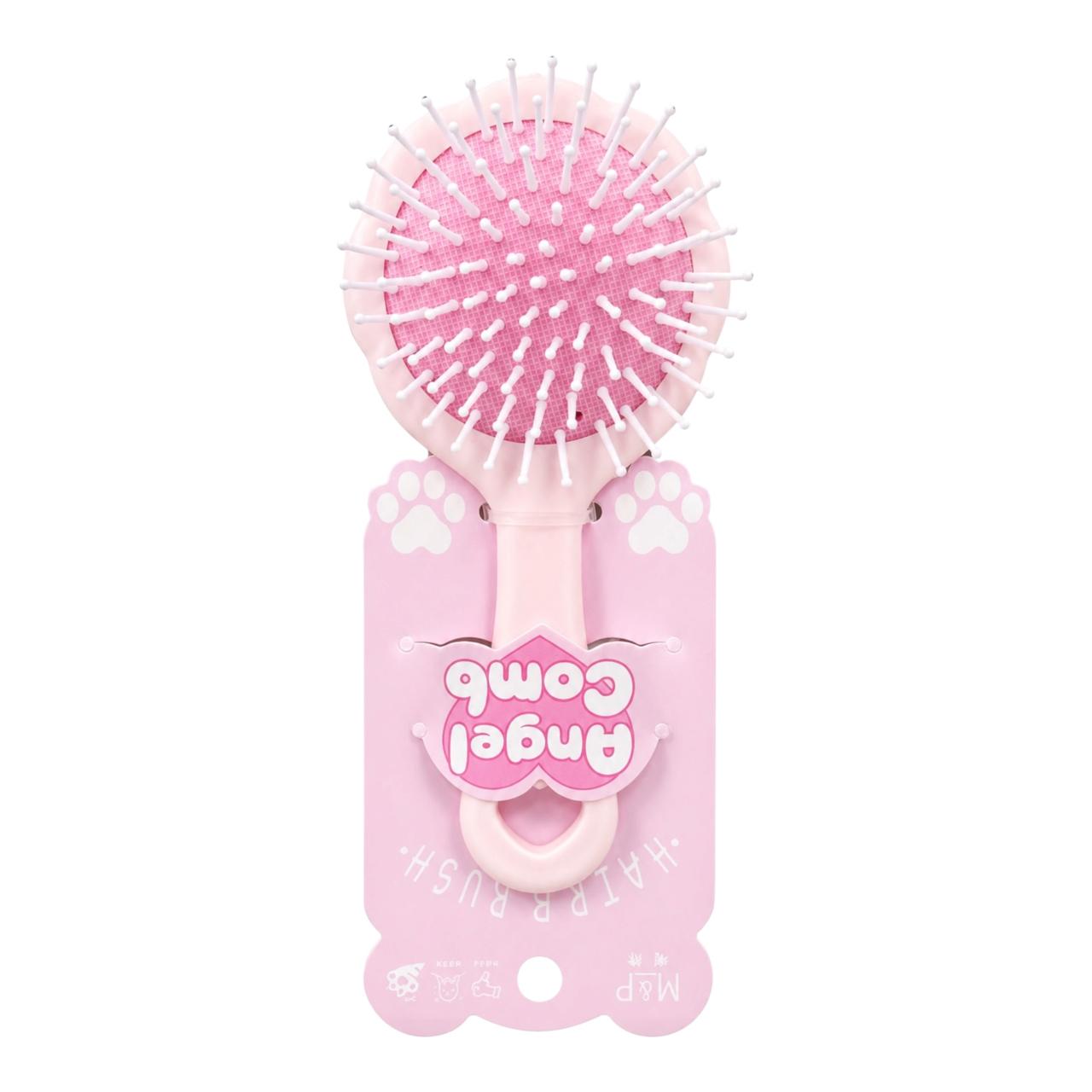 CEPILLO CON ESPEJO FIGURA FLORECITA ANGEL COMB