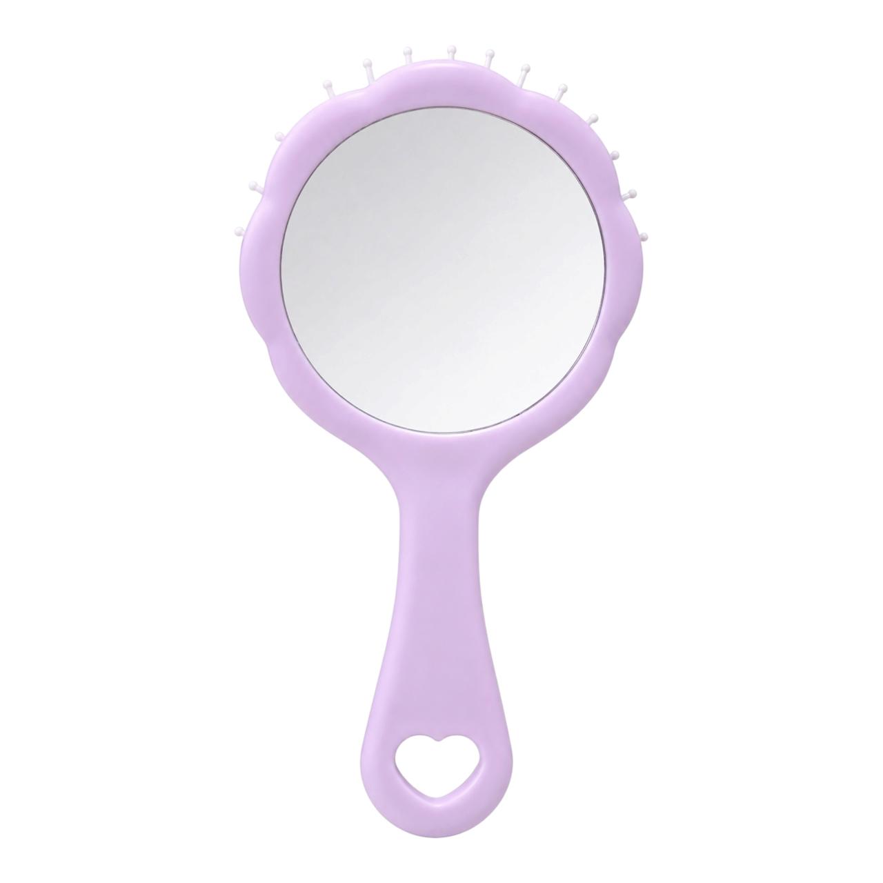 CEPILLO CON ESPEJO FIGURA FLORECITA ANGEL COMB