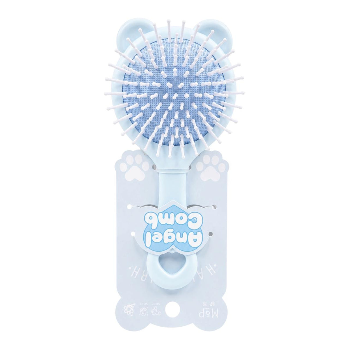 CEPILLO CON ESPEJO OREJITAS OSITO ANGEL COMB