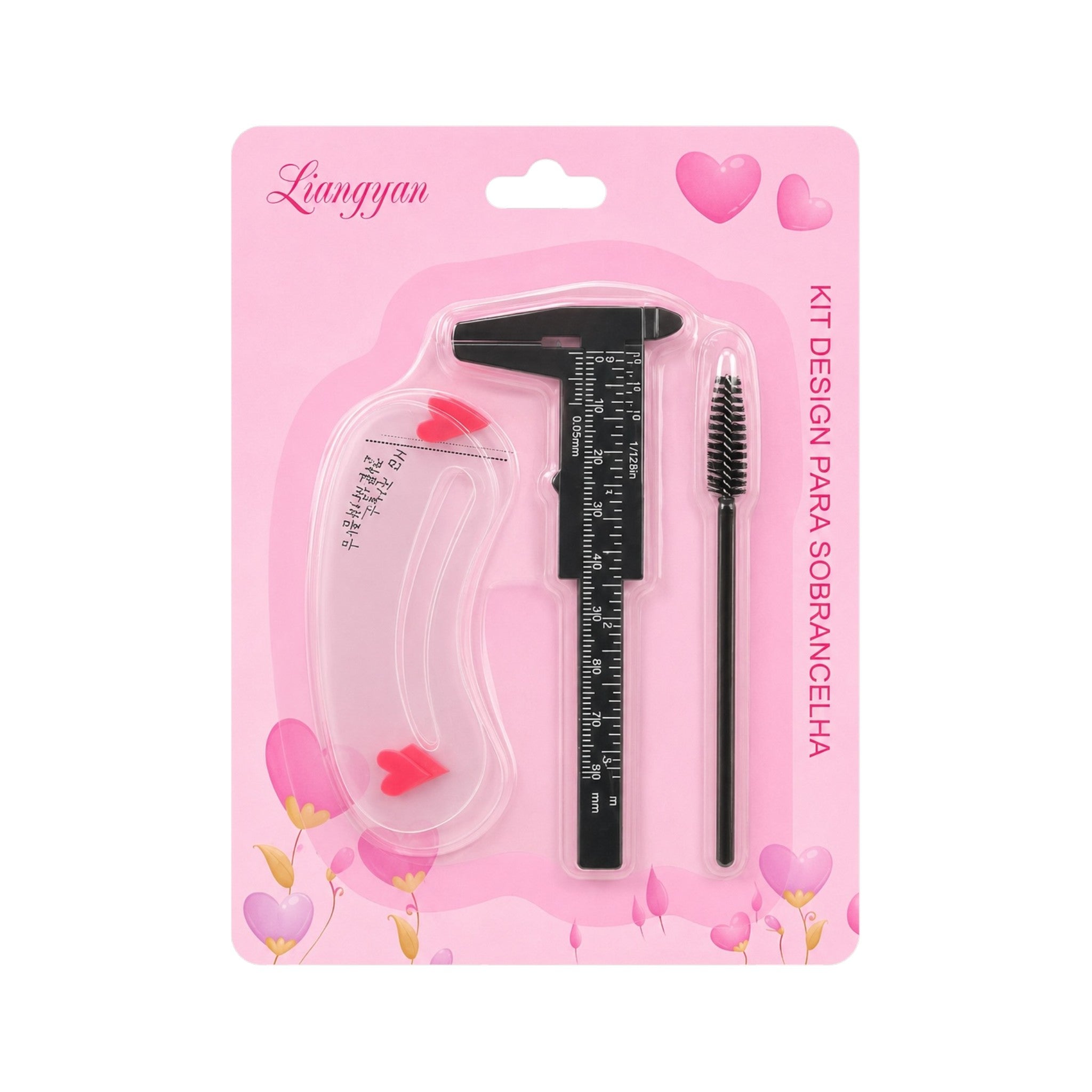 KIT PARA CEJAS PIE DE REY + PLANTILLA LIANGYAN
