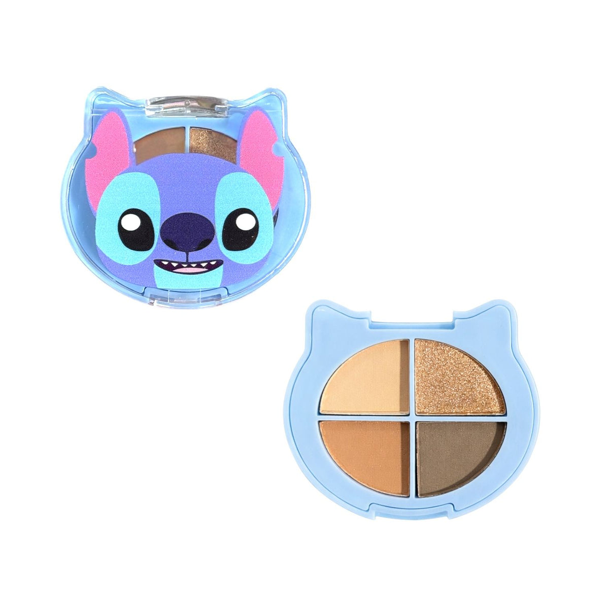 PALETA DE SOMBRAS X4 TONOS SANRIO STITCH BIGGERBOWIE