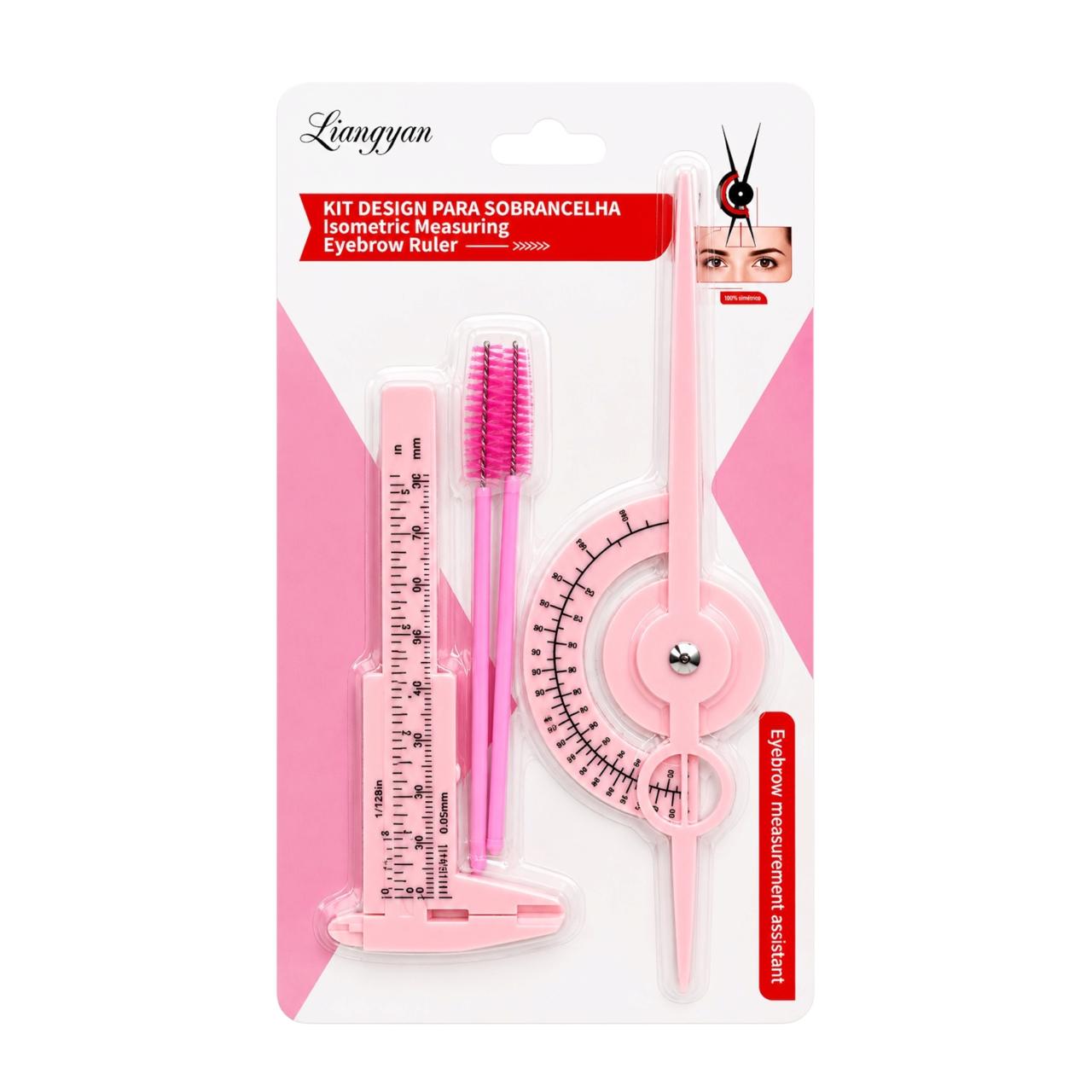 KIT PARA CEJAS PIE DE REY + COMPAS LIANGYAN