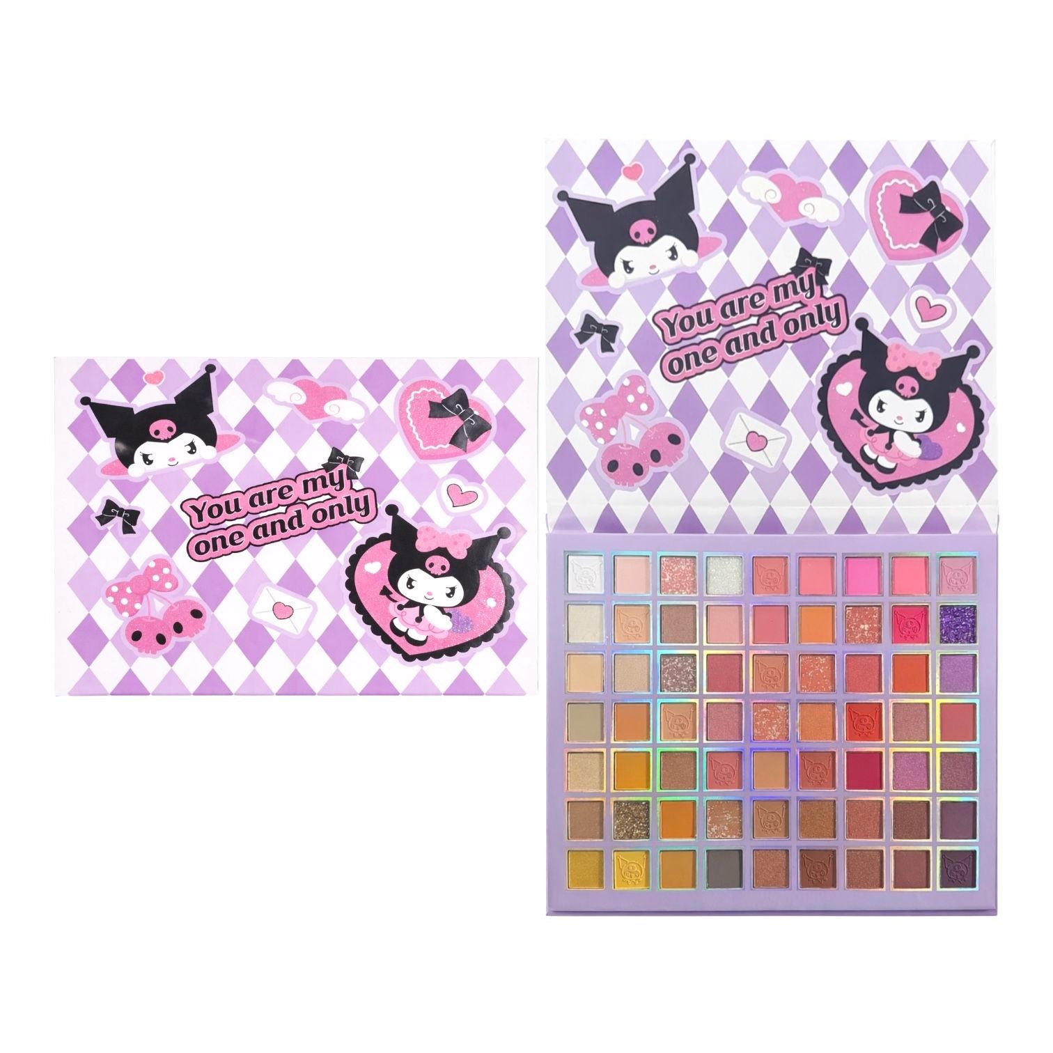 PALETA DE SOMBRAS X63 TONOS KUROMI YOU ARE MY ONE AND ONLY