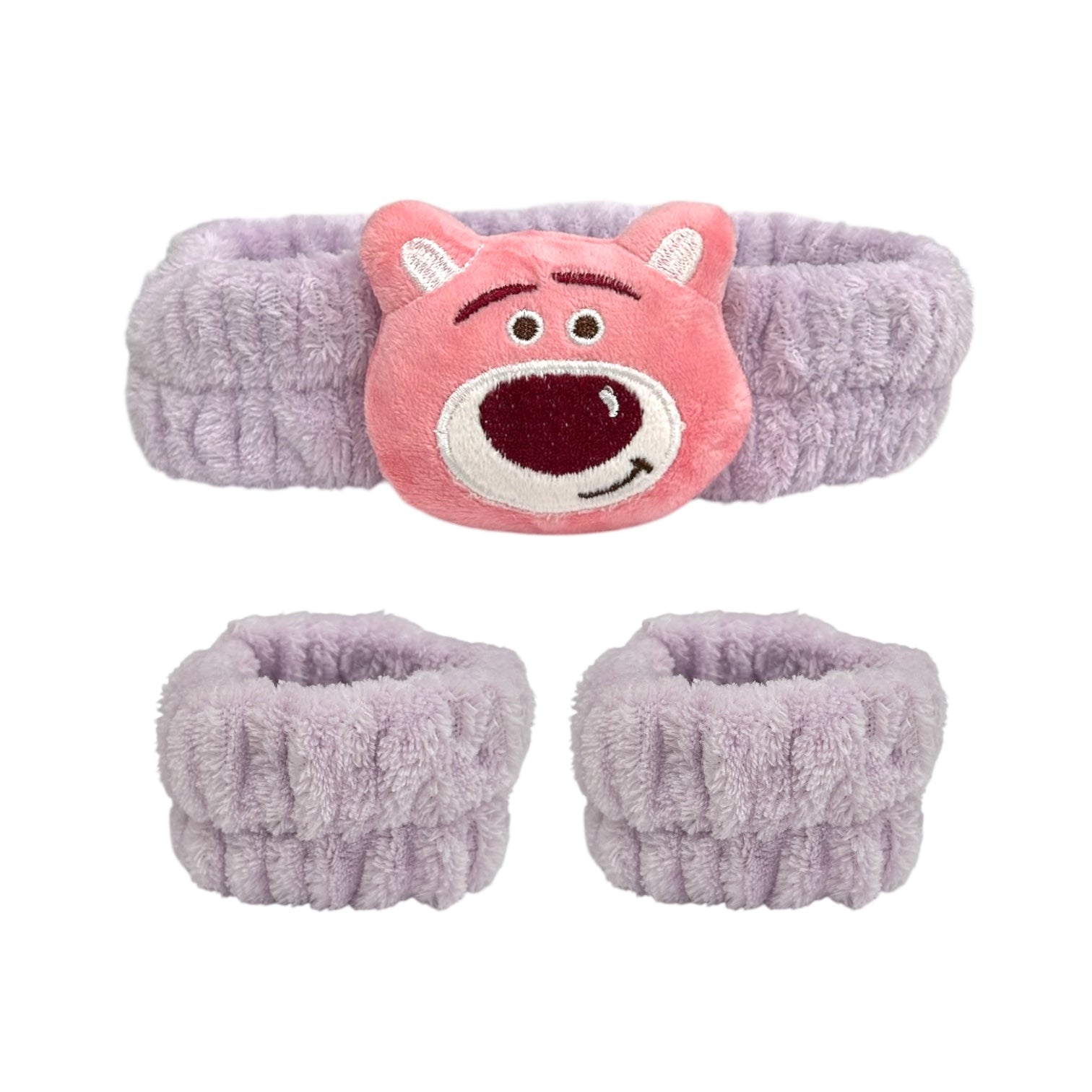 SET DE DIADEMA Y MUÑEQUERAS KUROMI LOTSO LEMON BEAUTY