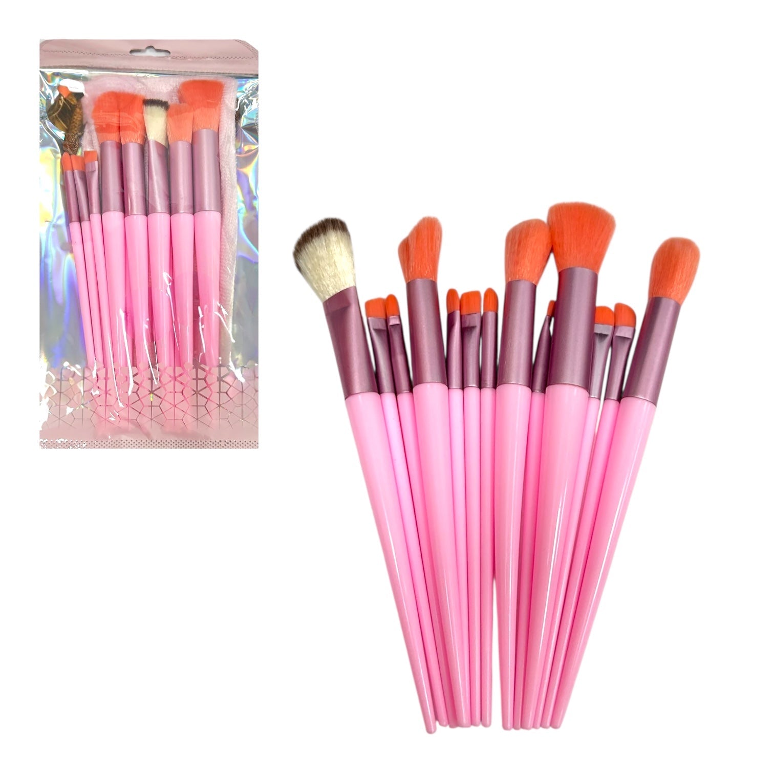 SET X13 BROCHAS Y TULA ROSADA