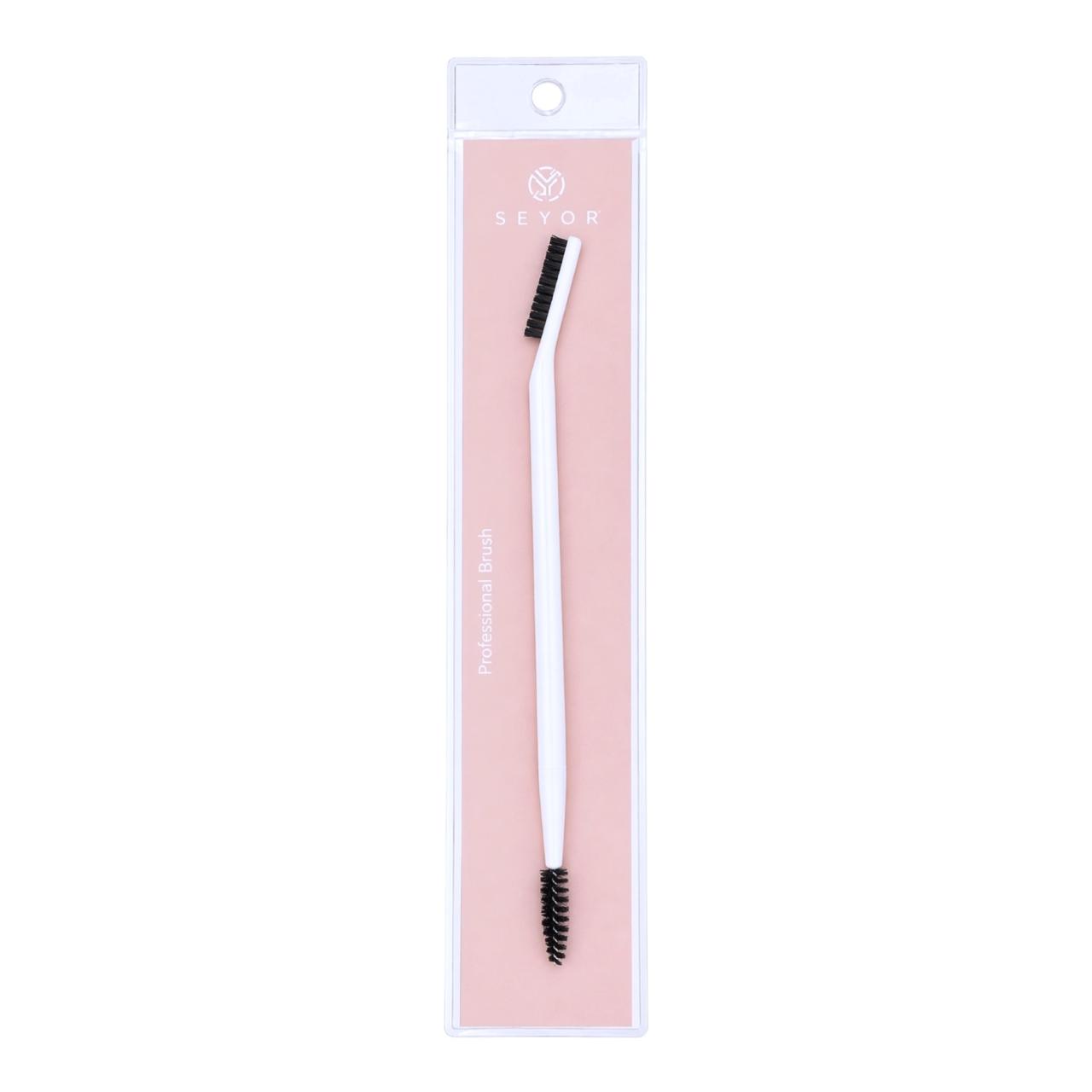 BROCHA DOBLE PARA LAMINAR CEJAS