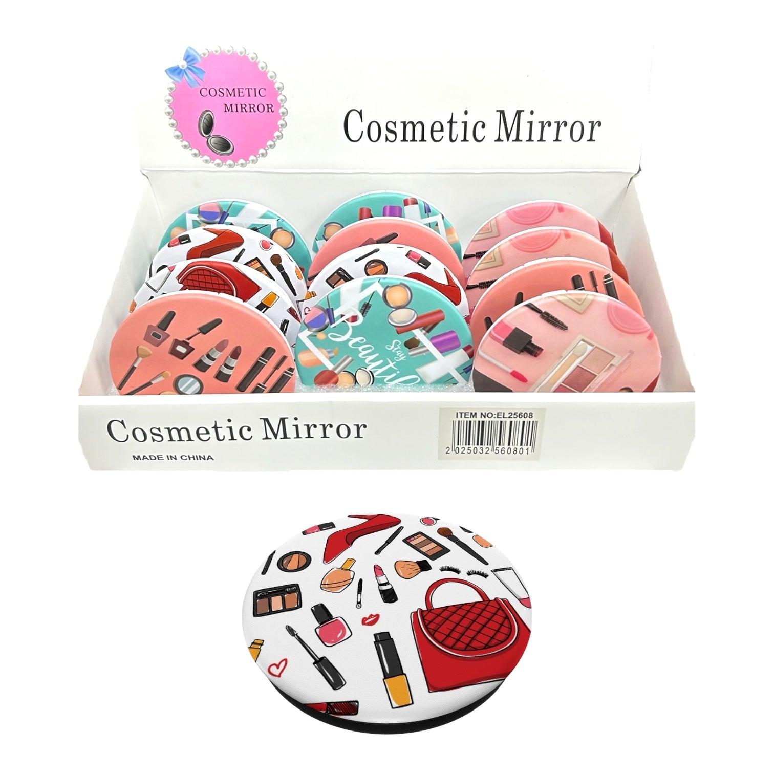 ESPEJO DOBLE AUMENTO REDONDO COSMETICOS