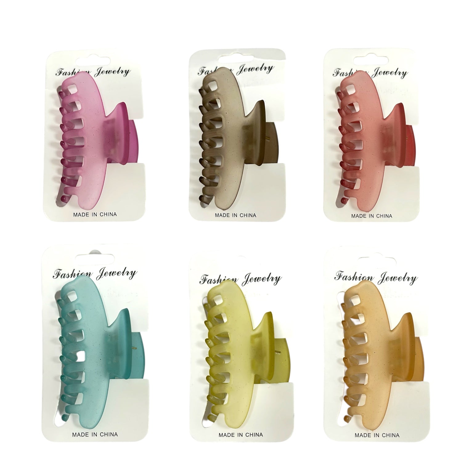 GANCHO SENCILLO COLORES TRANSPARENTES