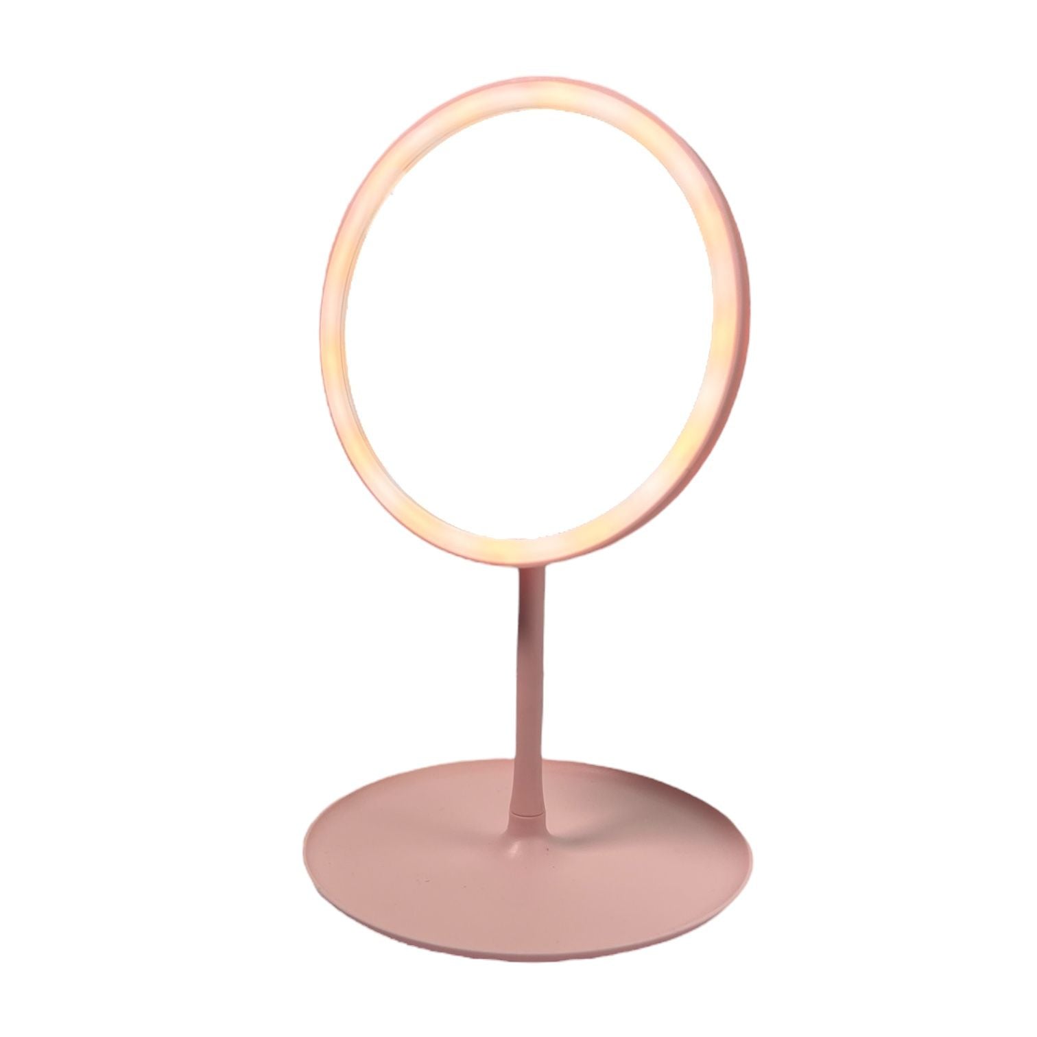 ESPEJO TOCADOR CON LUZ PLASTICO RECARGABLE