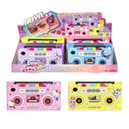PALETA DE SOMBRAS X6 TONOS GRABADORA SANRIO STITCH LABUBU BIGGERBOWIE