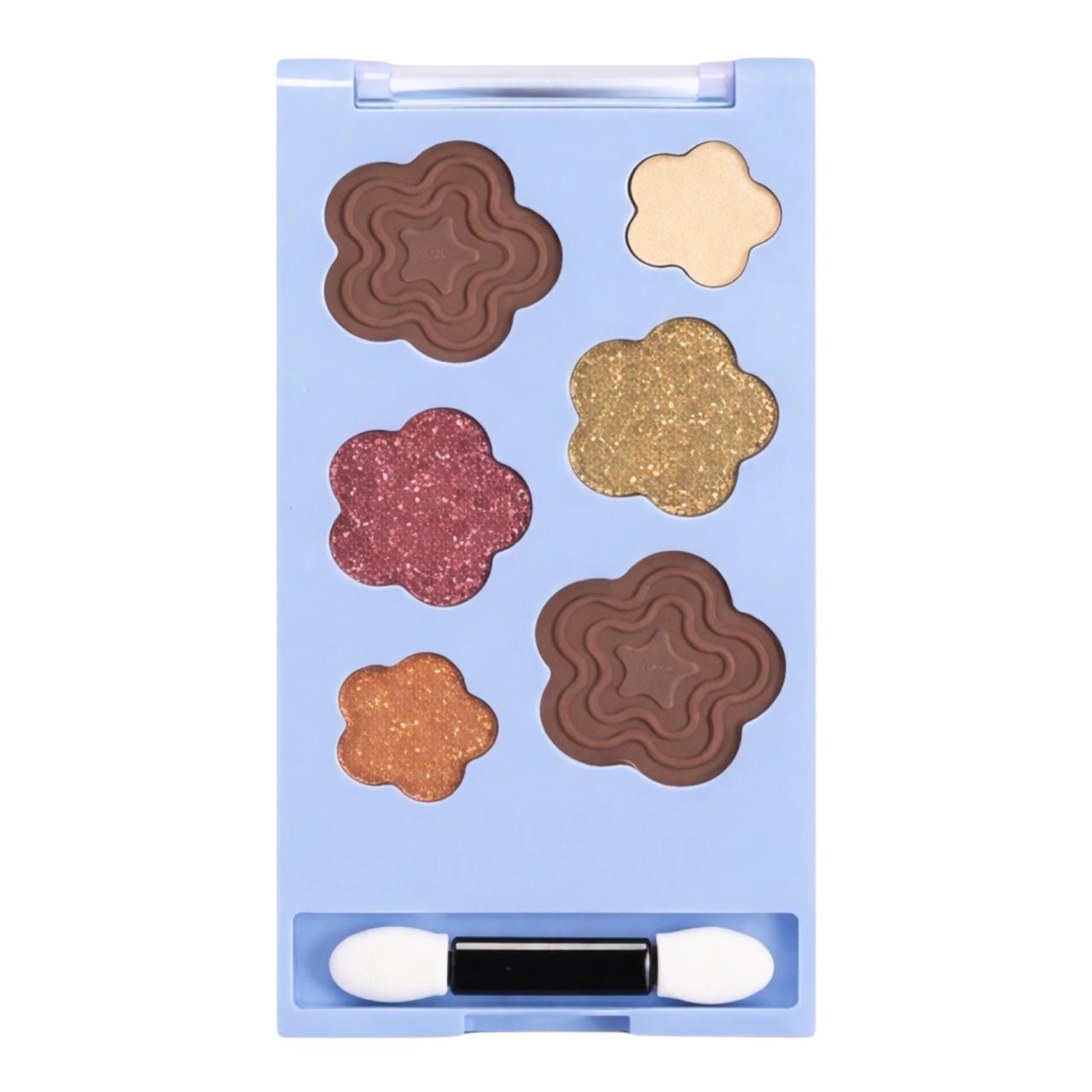 PALETA DE SOMBRAS X6 TONOS GRABADORA SANRIO STITCH LABUBU BIGGERBOWIE