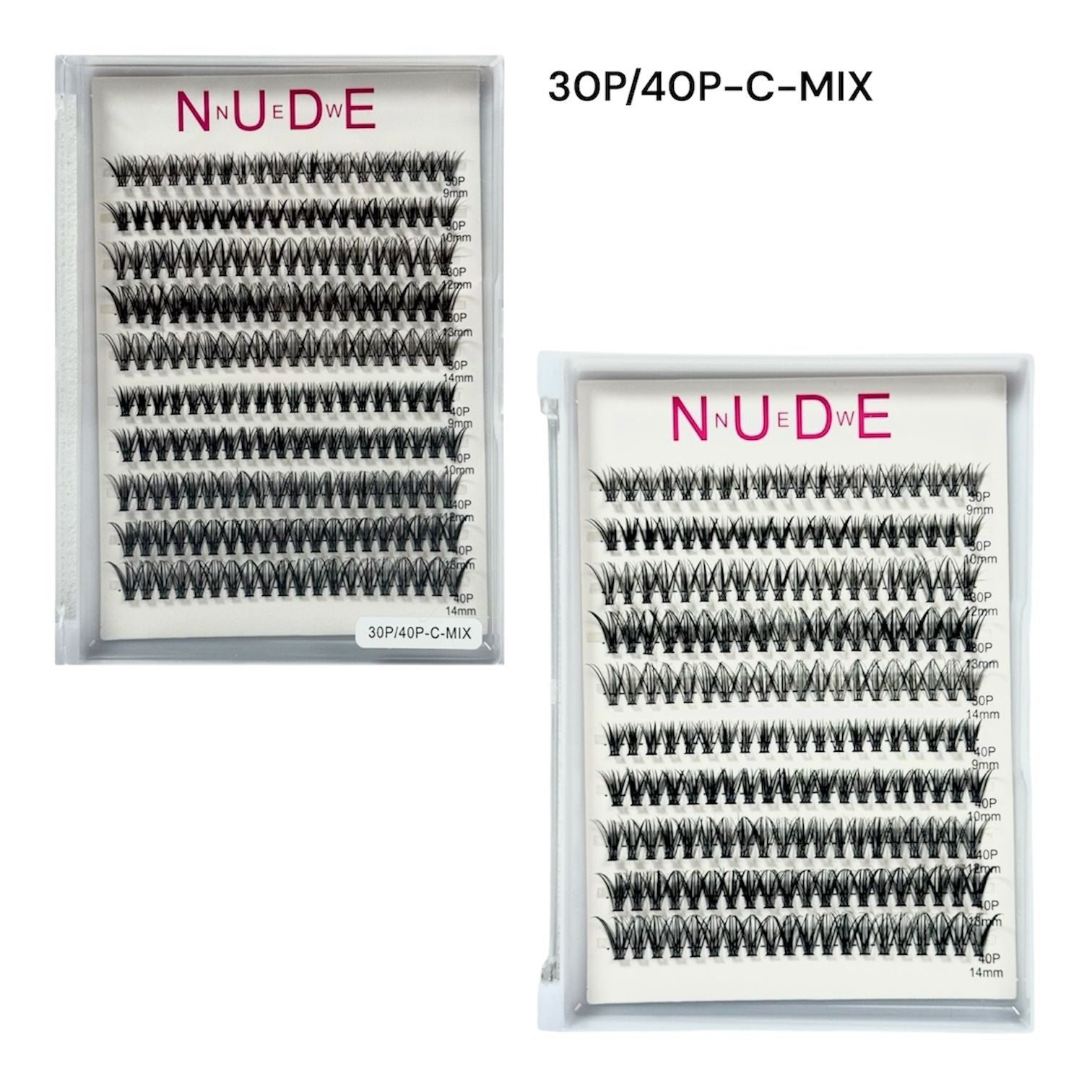 SET DE PESTAÑAS 30P/40P-C-MIX NEW NUDE