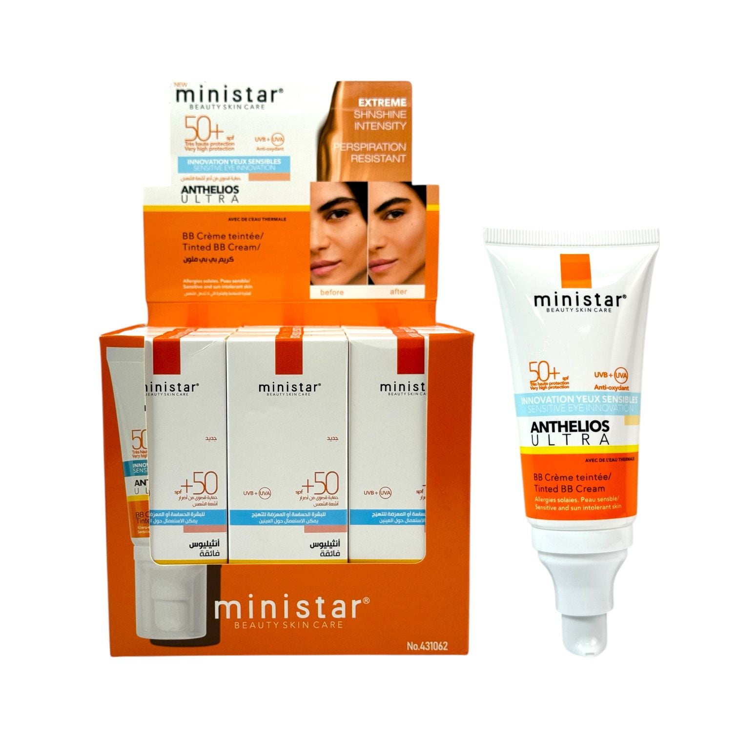 PROTECTOR SOLAR CON COLOR 50+SPF ANTHELIOS ULTRA MINISTAR
