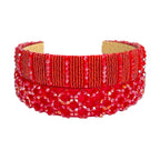 DIADEMA ANCHA MURANO PEPITAS CRUZADA