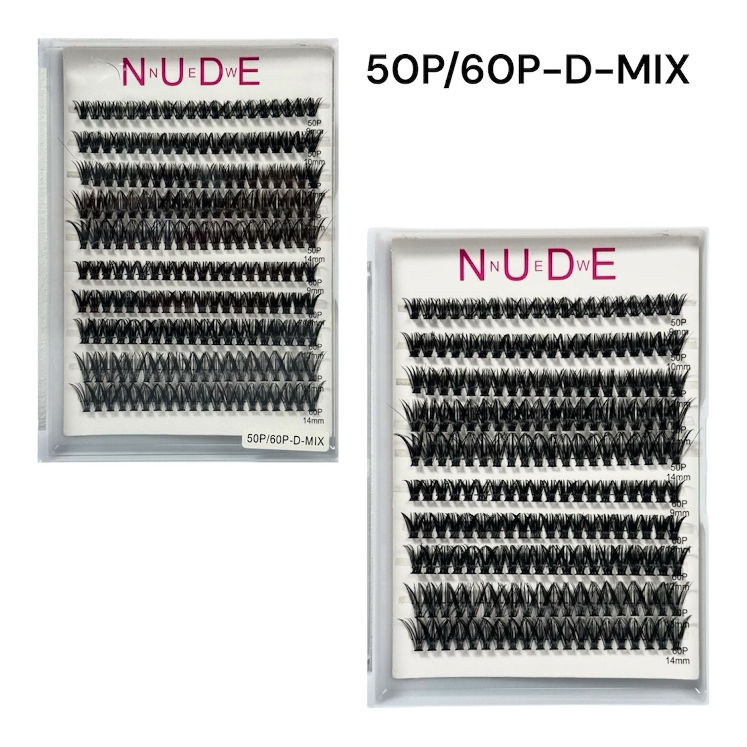 SET DE PESTAÑAS 50P/60P-D-MIX NEW NUDE