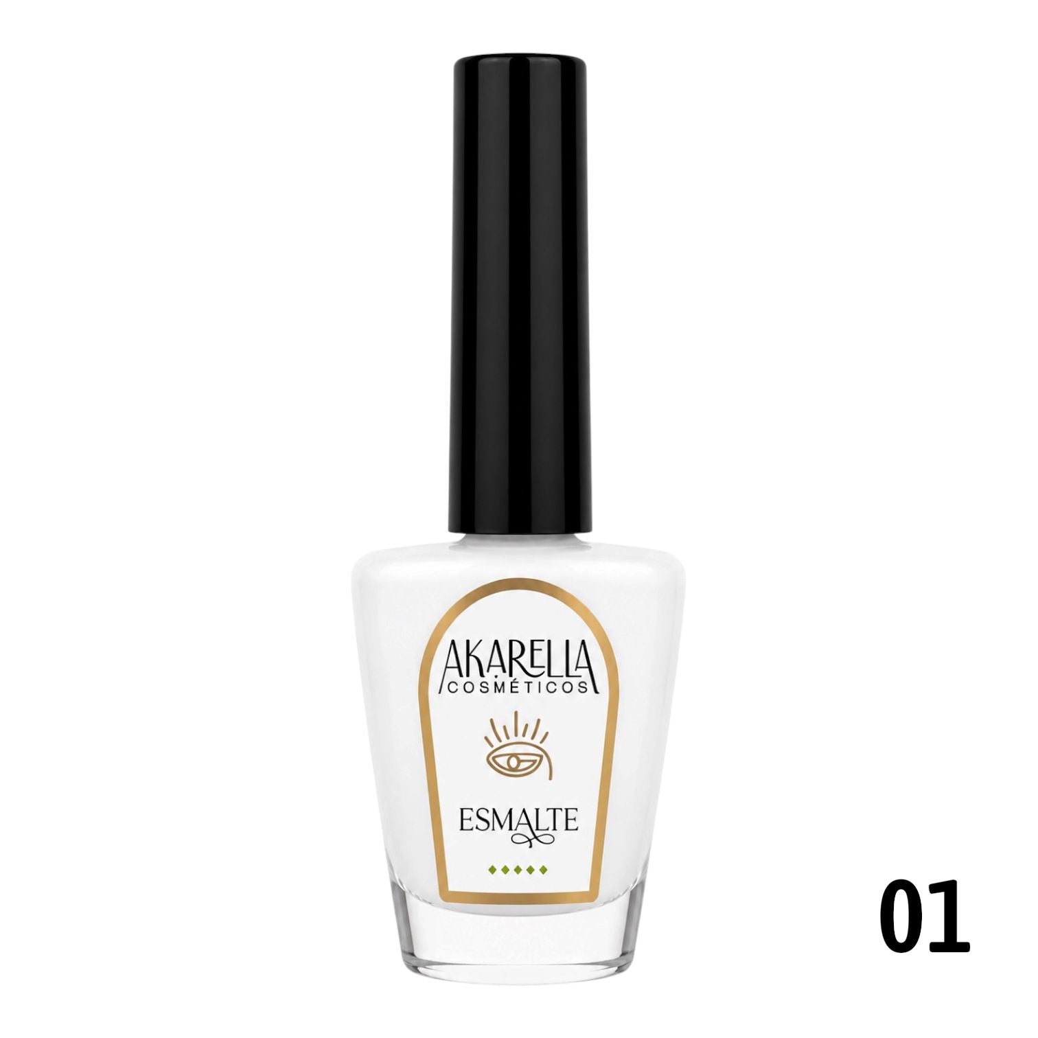 ESMALTE TONO 01 BLANCO PINCEL 12ML AKARELLA